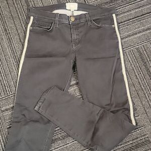 Current/Elliott Matte Black Tux Skinny Jeans, Size 30